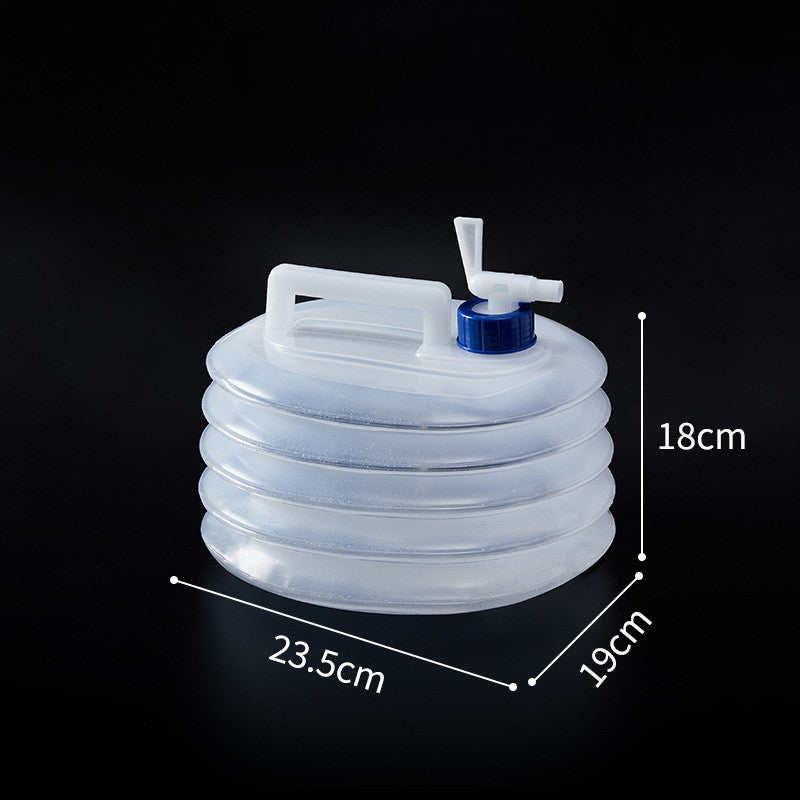 Outdoor folding storage bucket water tank