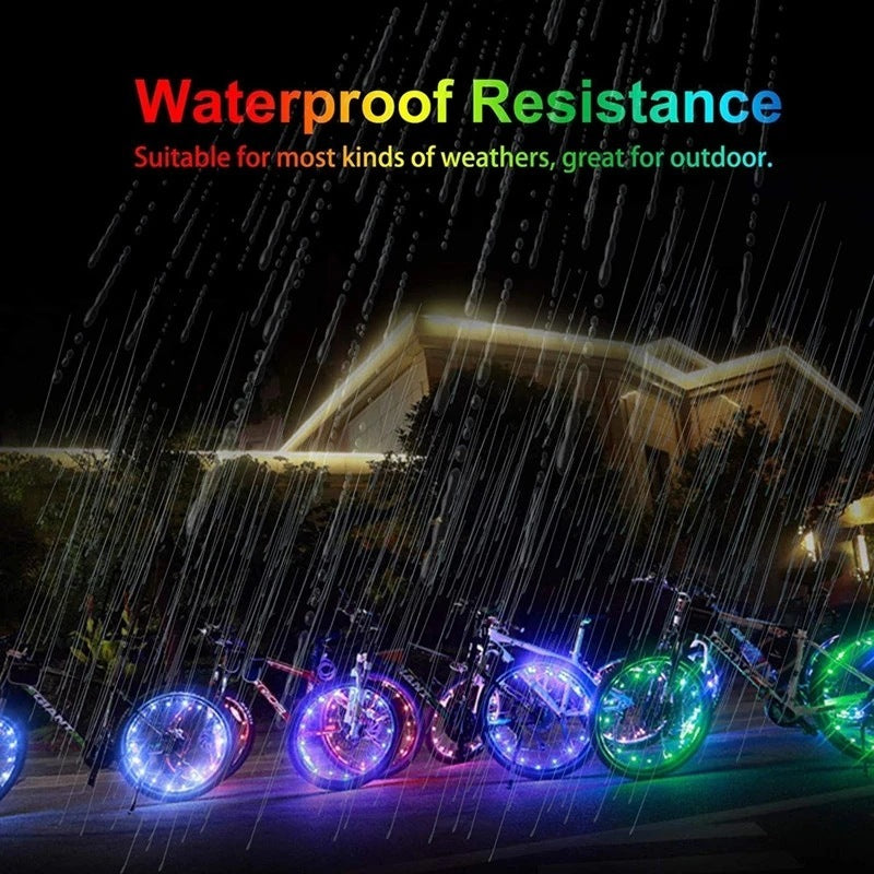 Glowing LED Bicycle Wheel Light Cycling Accessories