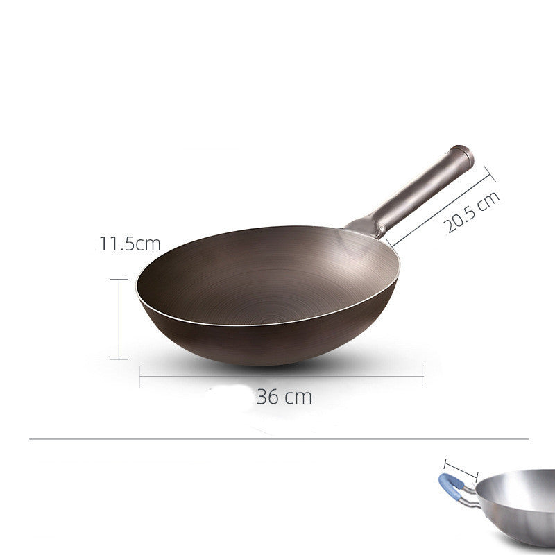 Pure Titanium Frying Pan Without Coating And Non-stick