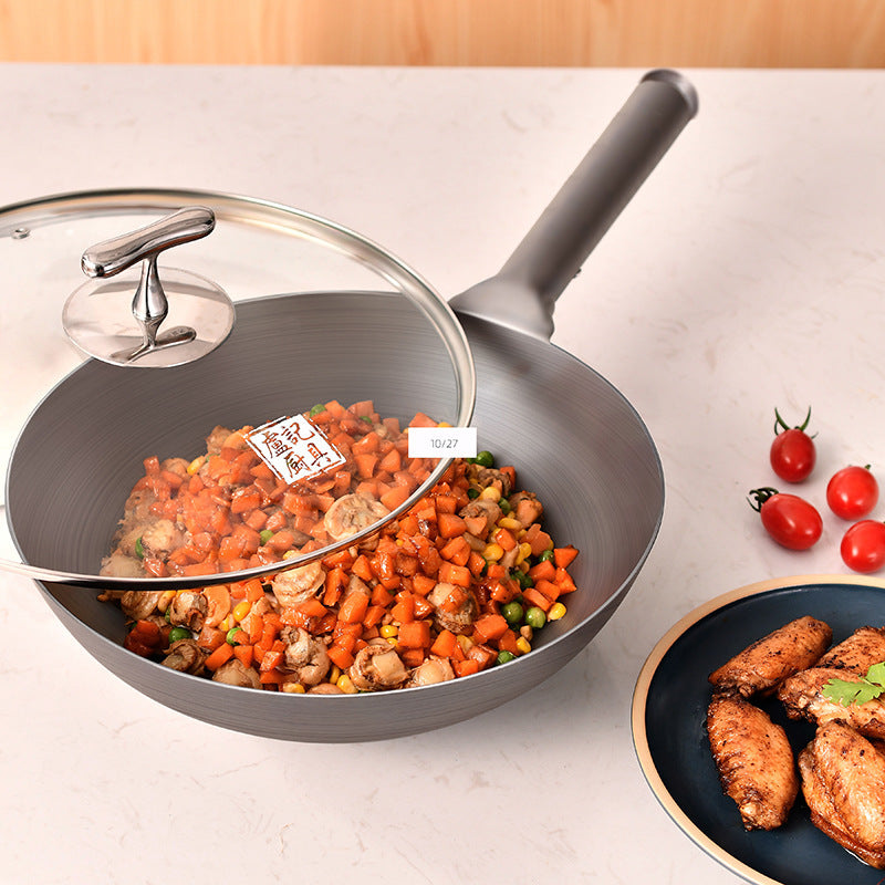 Pure Titanium Frying Pan Without Coating And Non-stick